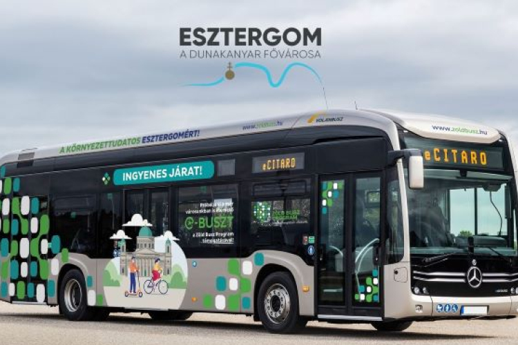 Zöld Busz érkezik Esztergomba