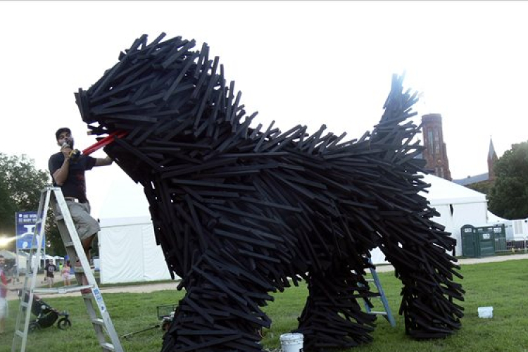 Folklife - Elkészült a Repülő puli-installáció Washingtonban