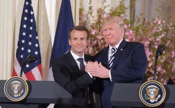 Az iráni atomalku volt a legfontosabb téma a Trump-Macron találkozón