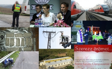 Adventi vásár, ajándékgyűjtés, csúszó vasúti munkák, balesetek – Heti hírek
