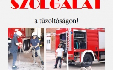 Közösségi szolgálatra várja a fiatalokat a tűzoltóság