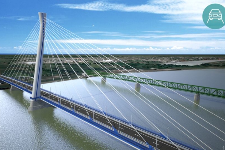Ilyen új Duna-híd épülhet Komáromnál – LÁTVÁNYTERV