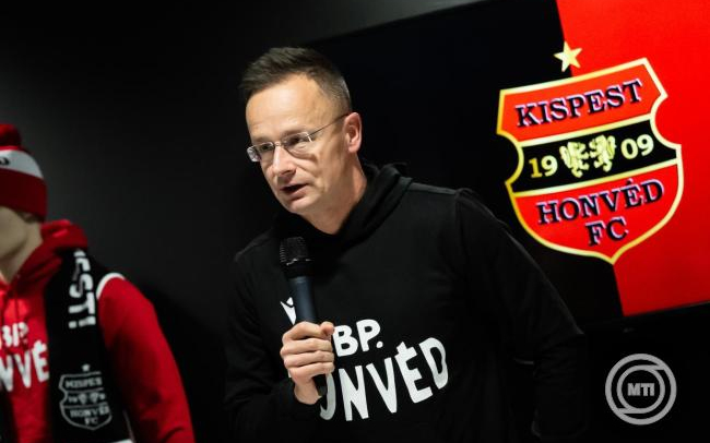Szijjártó Péter lett a Budapest Honvéd elnöke