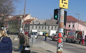 Baleset történt Esztergom belvárosában