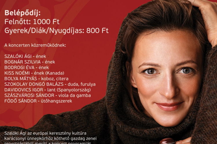 Adventi koncert régi zenével és Szalóki Ágival