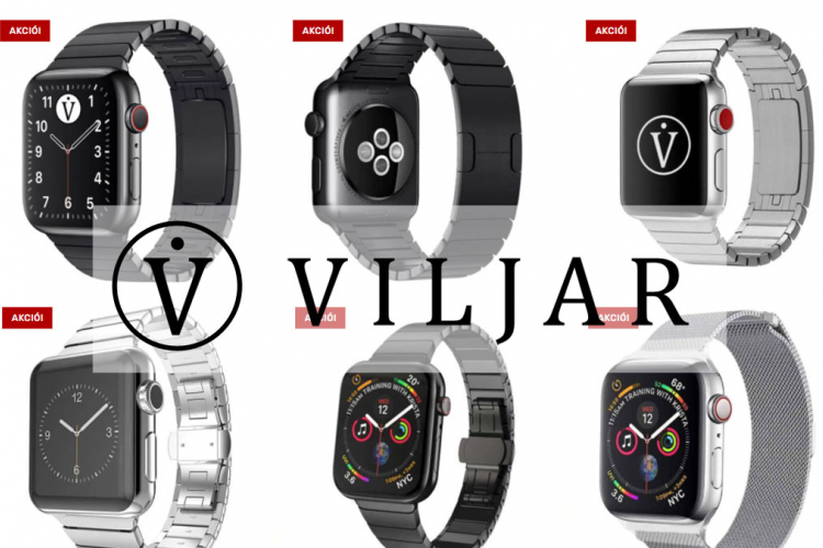 Prémium Apple Watch fémszíjak a Viljar kínálatában