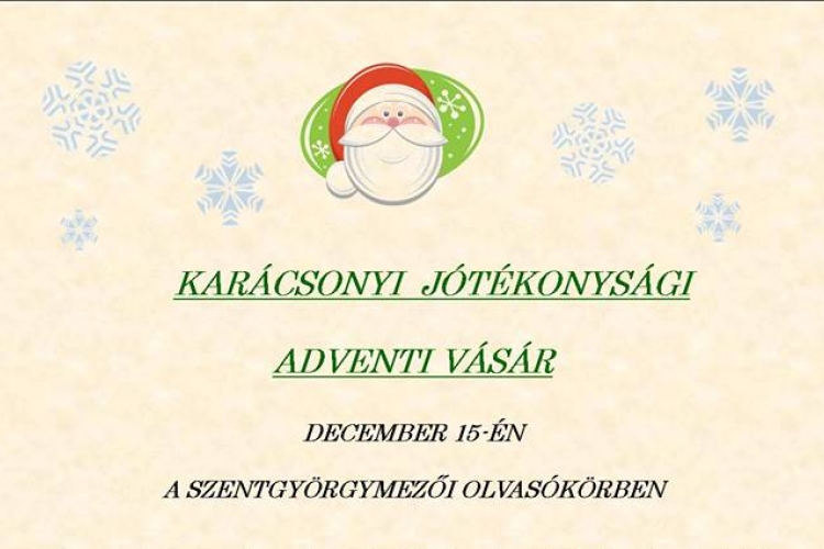 Jótékonysági Advent Szentgyörgymezőn