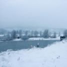 Hóban a Dédai-tó és környéke