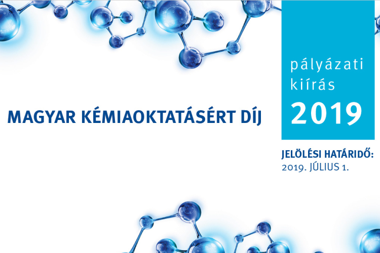Még lehet jelölni tanárokat a Magyar Kémiaoktatásért Díjra!