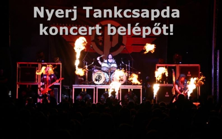 Nyerj páros belépőt a Tankcsapda esztergomi koncertjére!!!