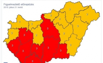 Hőségriadó Esztergomban: péntekig meghosszabbítva 