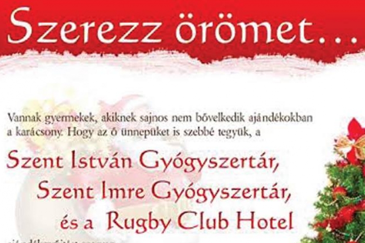 Karácsonyi adománygyűjtés Esztergomban - Segítsünk mi is!