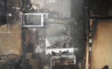 Tűz ütött ki egy dorogi lakásban