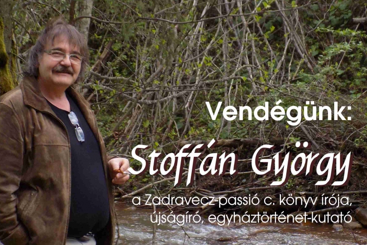 Stoffán György a könyvtárban