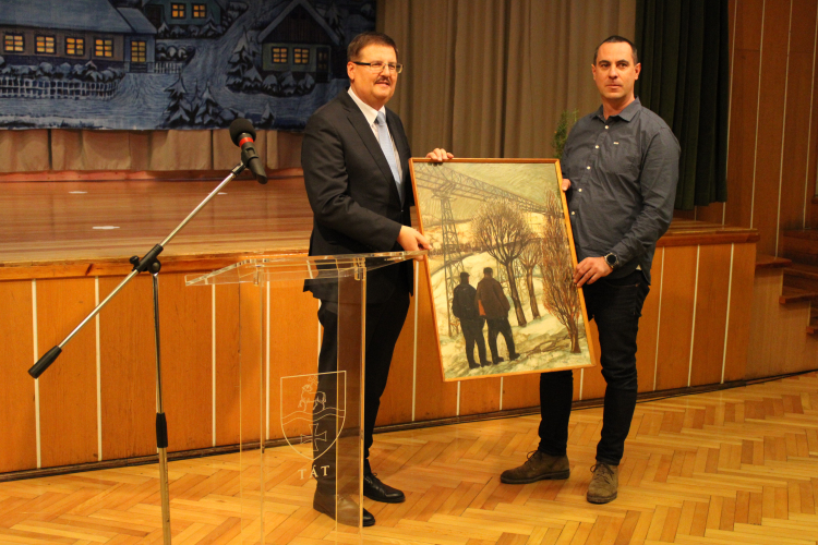 Elkelt a Jónak lenni jó! kampányra felajánlott festmény
