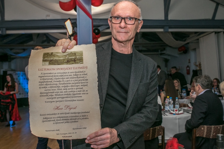 Heer Lajos kapta idén az Esztergom Sportjáért Életműdíjat