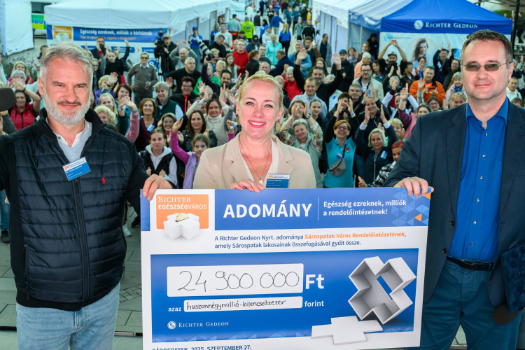 Rekordadománnyal zárult a Richter Egészségváros 2025-ös szezonja