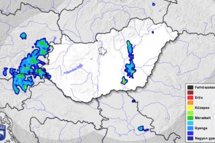 Délután gyenge hidegfront érinti a térséget