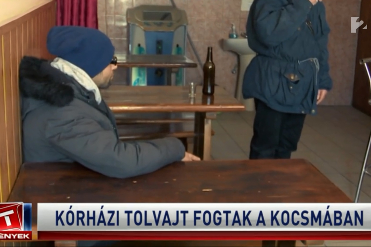 Vállalta arcát és megszólalt a kórházi tolvaj a TV2-n – VIDEÓ