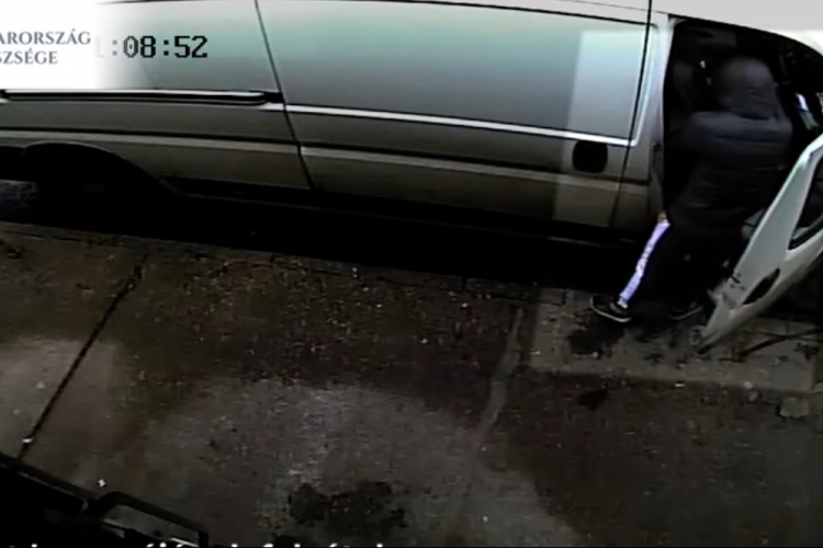 Fényes nappal lopott egy teherkocsiból - VIDEÓ