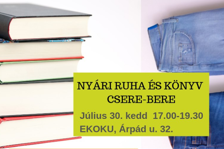 Nyári ruha és könyv csere-bere lesz Esztergomban