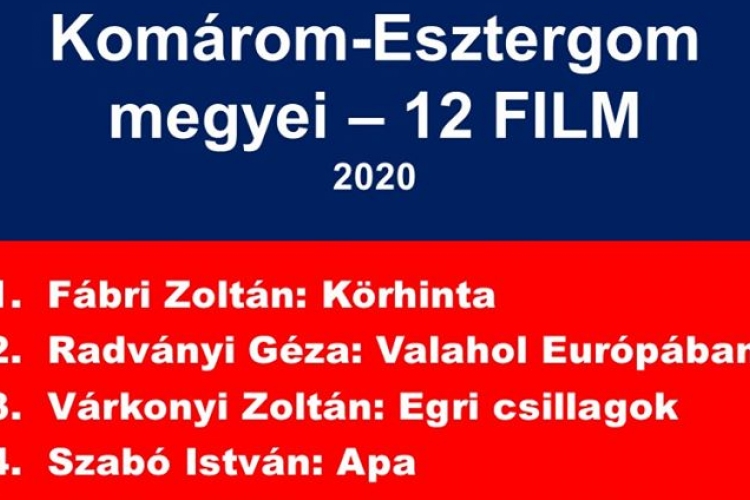 Minden idők 12 legjobb filmje Komárom-Esztergom megyében