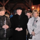 Mikulás, gyertyagyújtás a Széchenyi téren