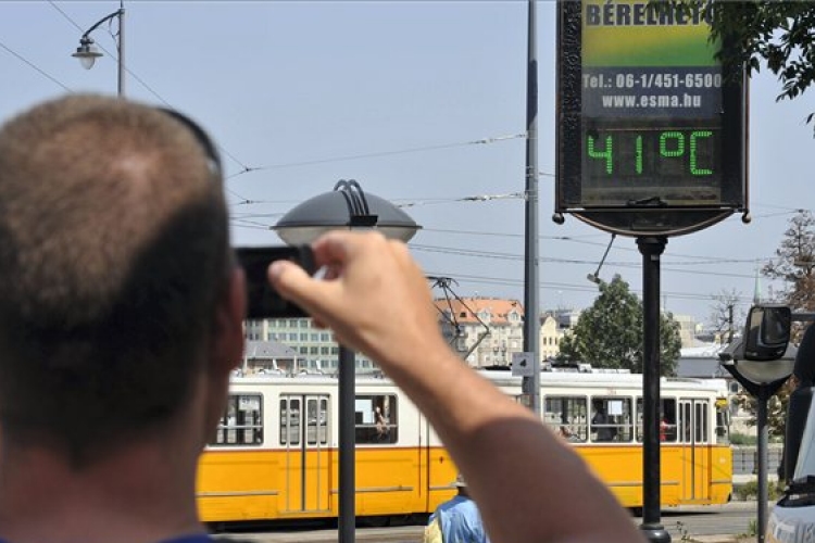 Országos hőségrekord dőlt meg csütörtök hajnalban Budapesten