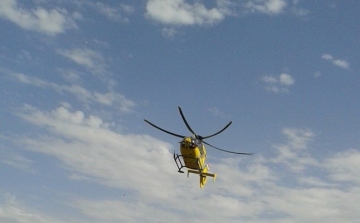 Mentőhelikopter érkezett Dorogra