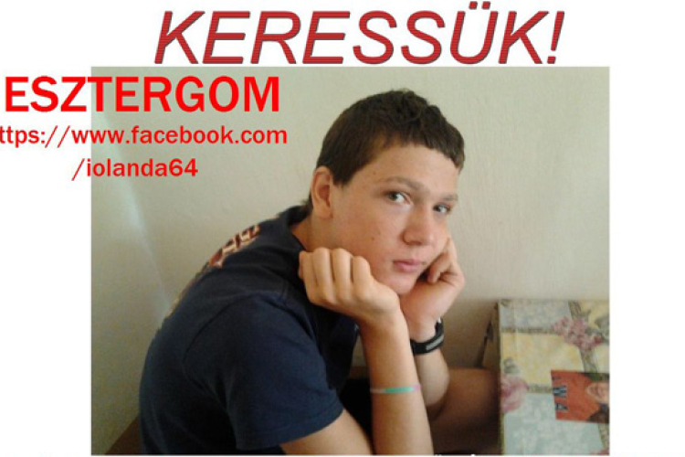Eltűnt egy esztergomi fiú – keressük!