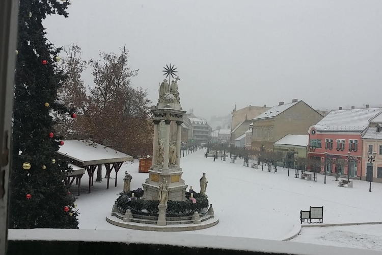 Fotók: megjött a tél Esztergomba is